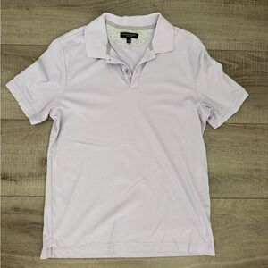 Banana Republic Lavender Purple Polo Luxury Touch Size Large